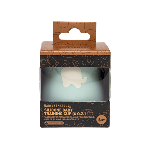 Copo Anatômico em Silicone 120ml Verde Menta - Marcus & Marcus