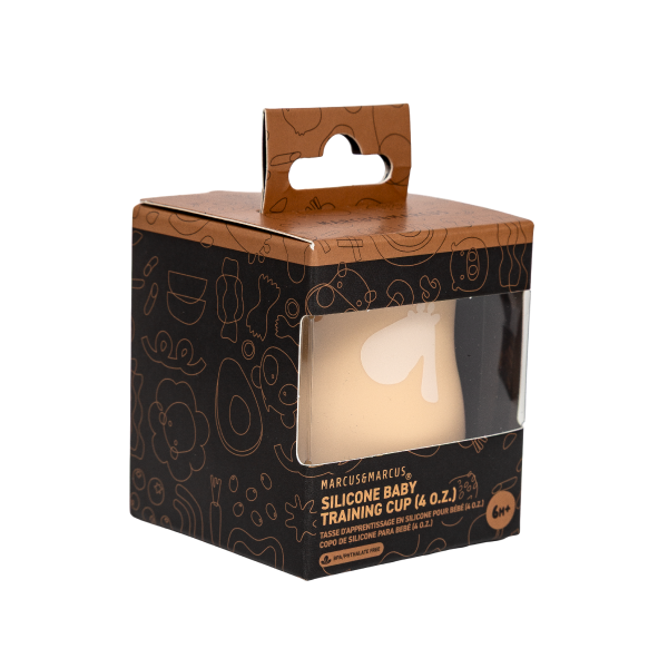 Copo Anatômico em Silicone 120ml Amarelo Manteiga - Marcus & Marcus