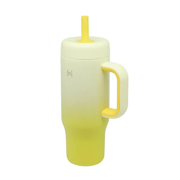 Garrafa Térmica com Canudo e Alça Sunshine 650ml - Marcus & Marcus
