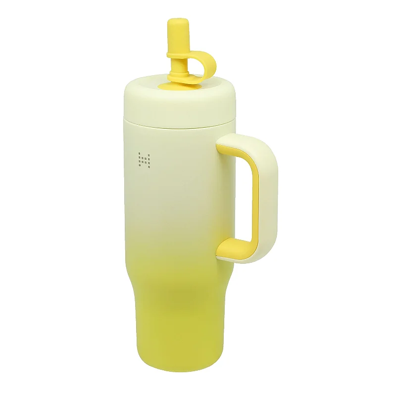 Garrafa Térmica com Canudo e Alça Sunshine 650ml - Marcus & Marcus