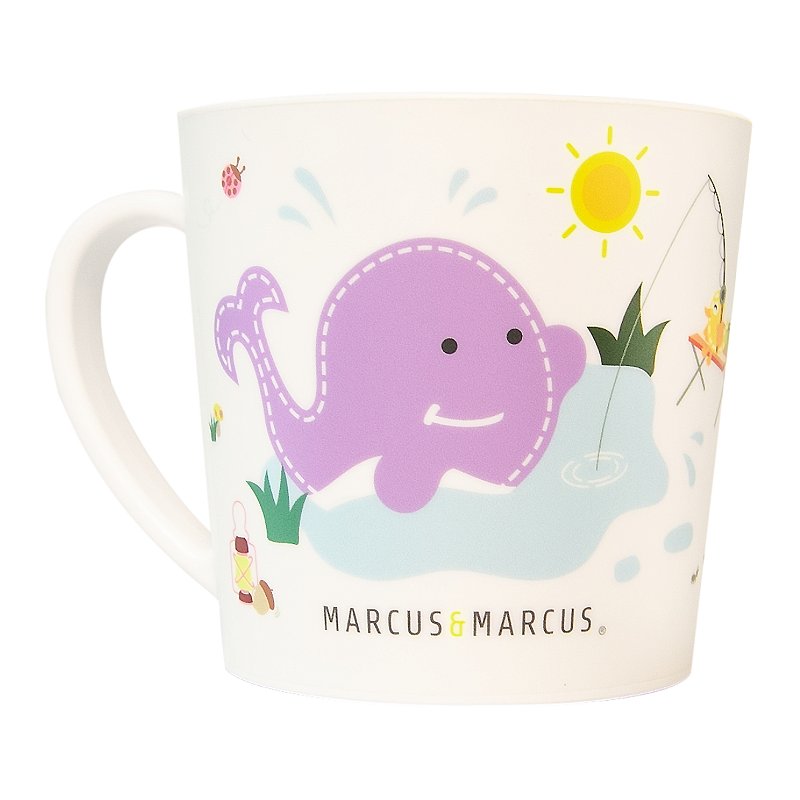Kit Alimentação Infantil Ecológico 5 Peças Marcus & Marcus (Prato, Tigela, Caneca, Colher e Garfo) Multicolorido