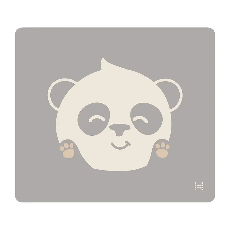 Jogo Americano em Silicone Panda Cinza Claro - Marcus & Marcus