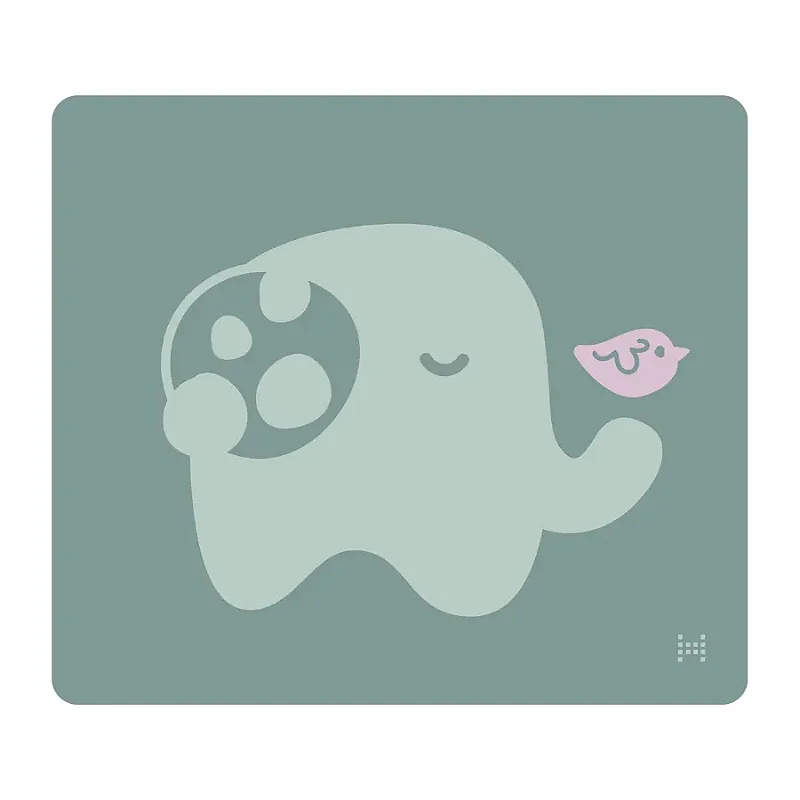 Jogo Americano em Silicone Elefante Ollie Verde Menta - Marcus & Marcus