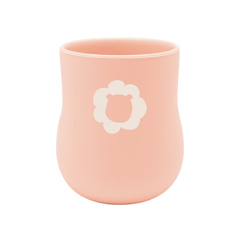 Copo Anatômico em Silicone 120ml Coral - Marcus & Marcus