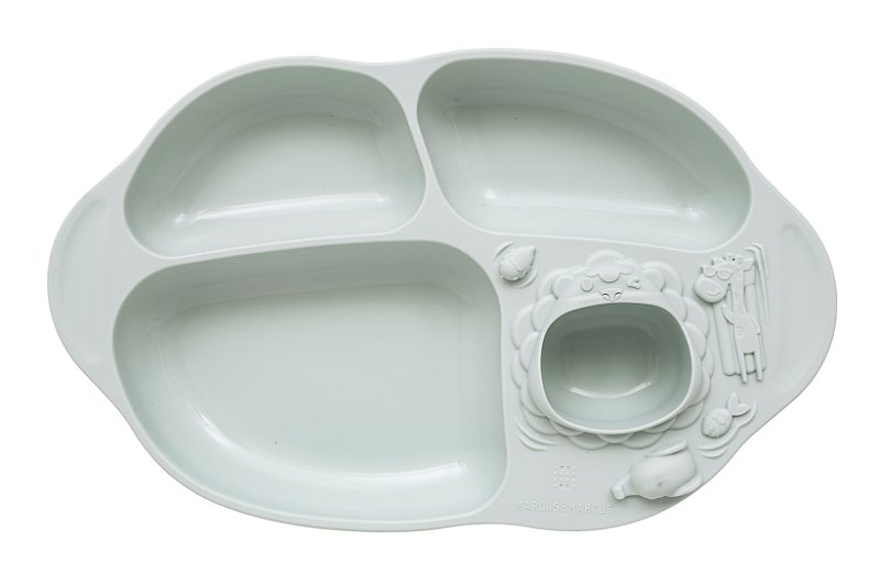 Kit Alimentação Elefante Ollie Verde Menta - Marcus & Marcus