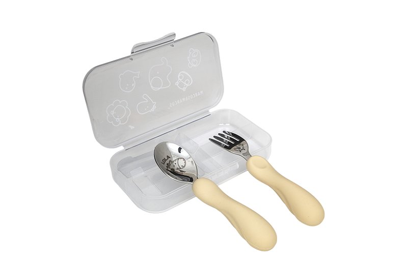 Kit Alimentação Girafa Lola Amarelo Manteiga - Marcus & Marcus