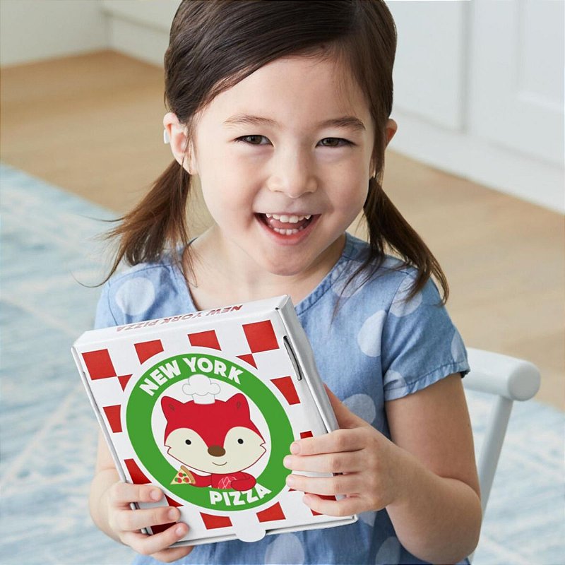 Brinquedo Infantil Pizza Interativa Raposinha ZOO® 12 Peças - Skip Hop
