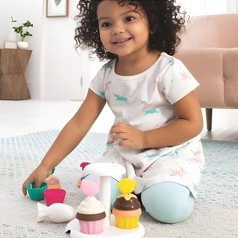 Brinquedo Infantil Cupcakes Interativos Sort & Stack Skip Hop ZOO® – 18 Peças
