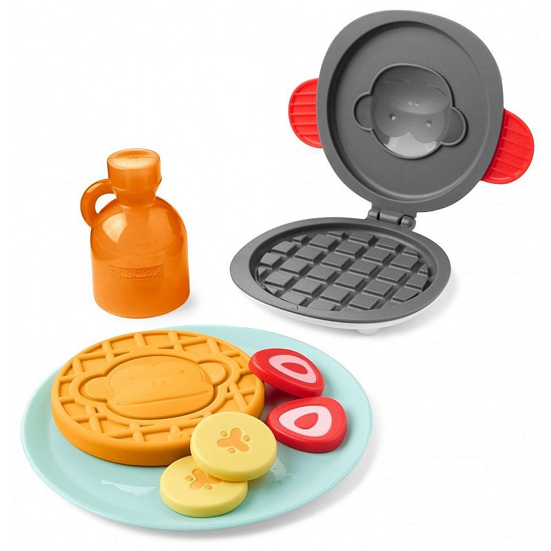 Brinquedo Infantil Máquina de Waffle Interativa Skip Hop ZOO® – Waffle-Y Fun Set (8 Peças)