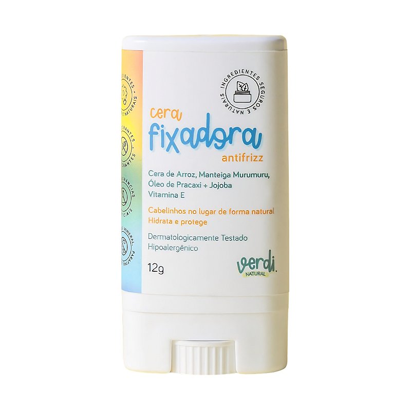 Cera Fixadora Antifrizz Infantil Natural - Verdi Natural