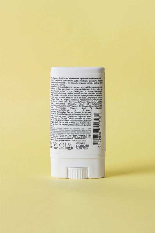 Cera Fixadora Antifrizz Infantil Natural - Verdi Natural