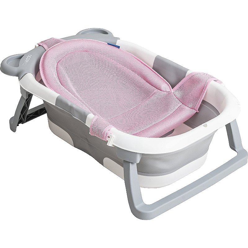 Rede para Banheira Bebê Support 0+ Rosa - Kiddo