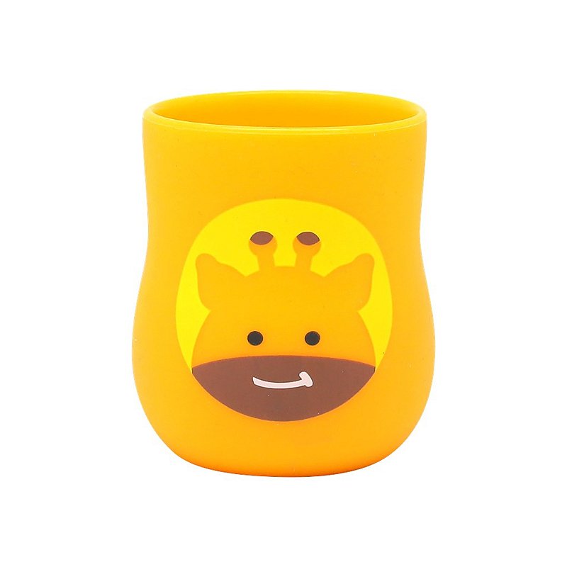 Baby Open Box - Copo Anatômico em Silicone 120ml Girafa - Marcus & Marcus