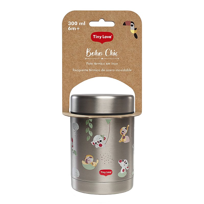 Pote Térmico Infantil Tiny Love Boho Chic 300ML em Inox