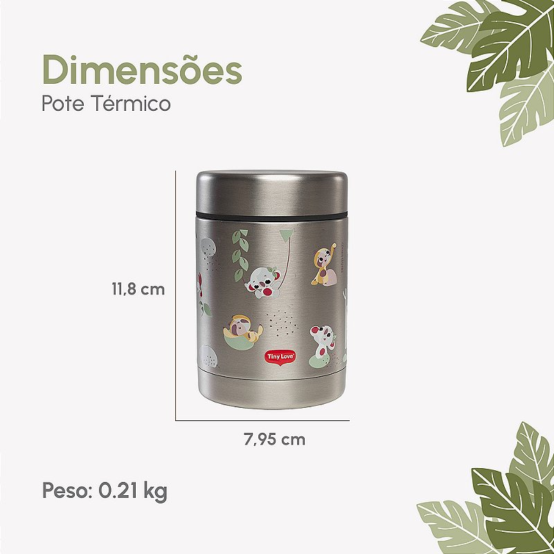 Pote Térmico Infantil Tiny Love Boho Chic 300ML em Inox