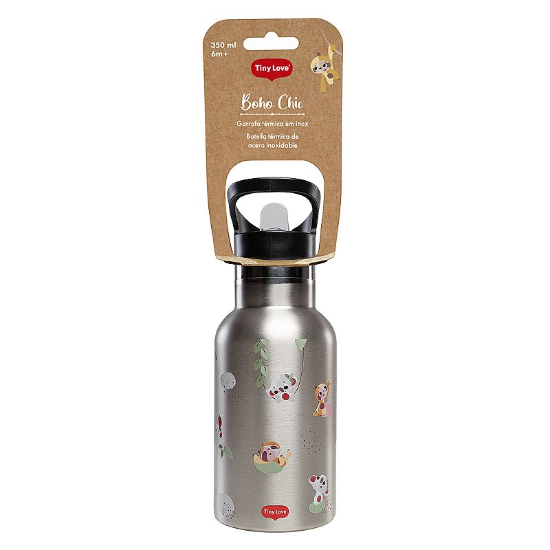 Garrafa Térmica Infantil Tiny Love Boho Chic 350ML em Inox