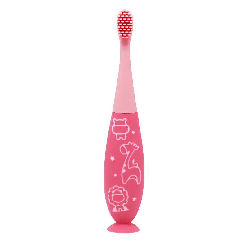 Massageador de Gengiva em Silicone Reutilizável Rosa - Marcus & Marcus