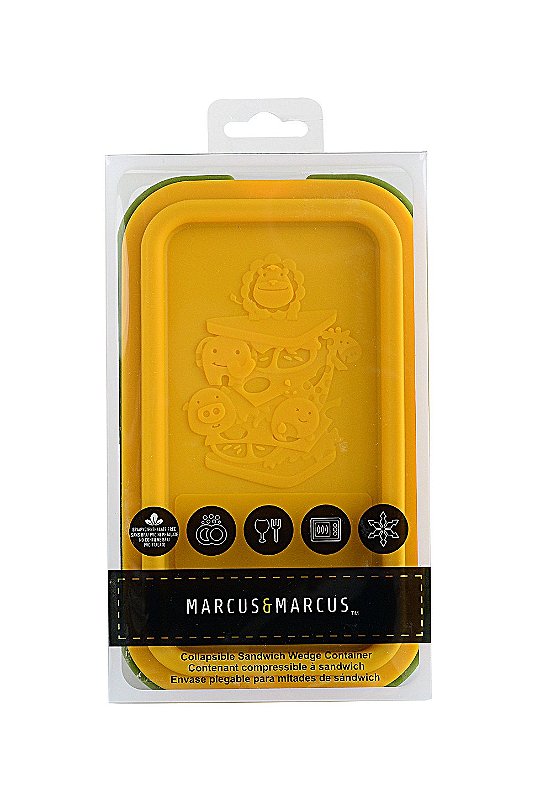 Porta Sanduíche em Silicone Girafa Lola Amarelo - Marcus & Marcus