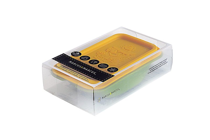Porta Sanduíche em Silicone Girafa Lola Amarelo - Marcus & Marcus