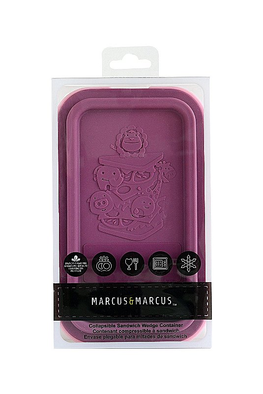 Porta Sanduíche em Silicone Porquinha Pokey Rosa - Marcus & Marcus