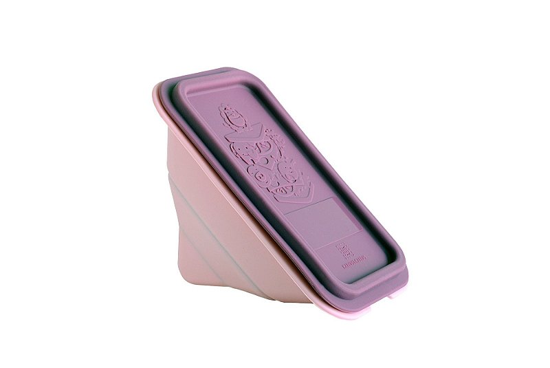 Porta Sanduíche em Silicone Porquinha Pokey Rosa - Marcus & Marcus