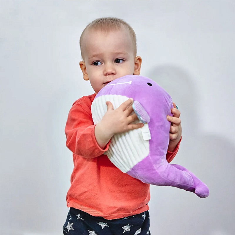 Baby Open Box - Pelúcia Baleia Willo Marcus & Marcus