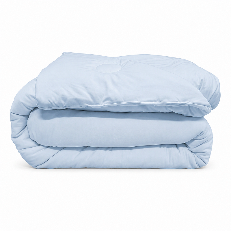 Edredom Solteiro Extra Macio Marshmallow 1,50 x 2,20 Azul - Laço Bebê