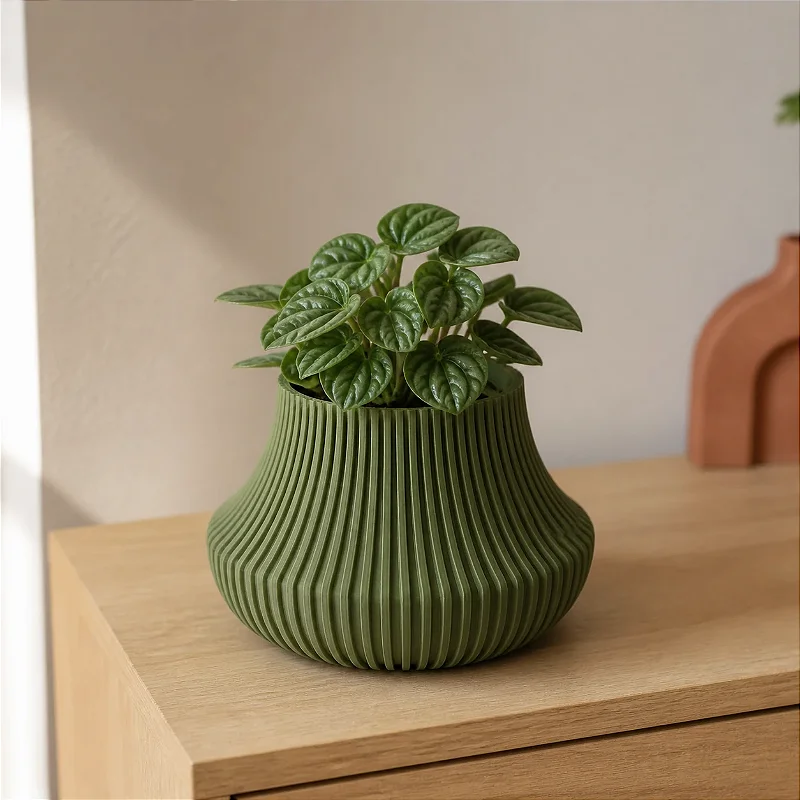 Vaso de Planta Canelado Japandi Aurora Criandê