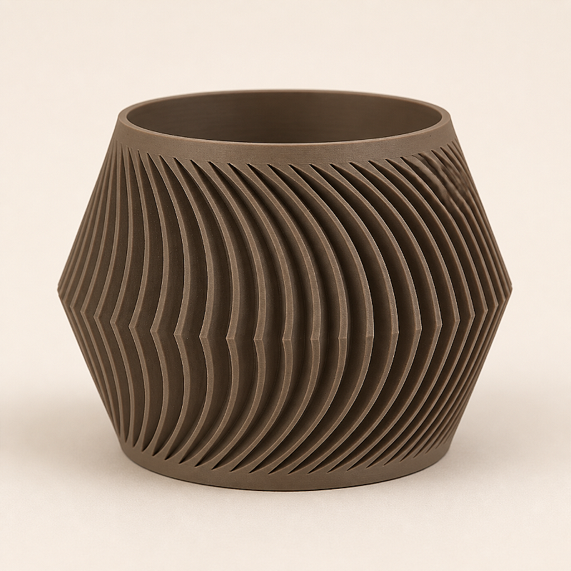 Vaso Ondulado Torcido Paramétrico Criandê