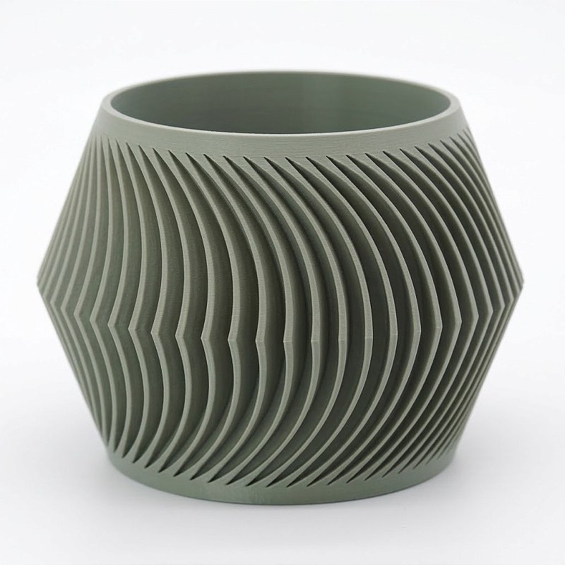 Vaso Ondulado Torcido Paramétrico Criandê