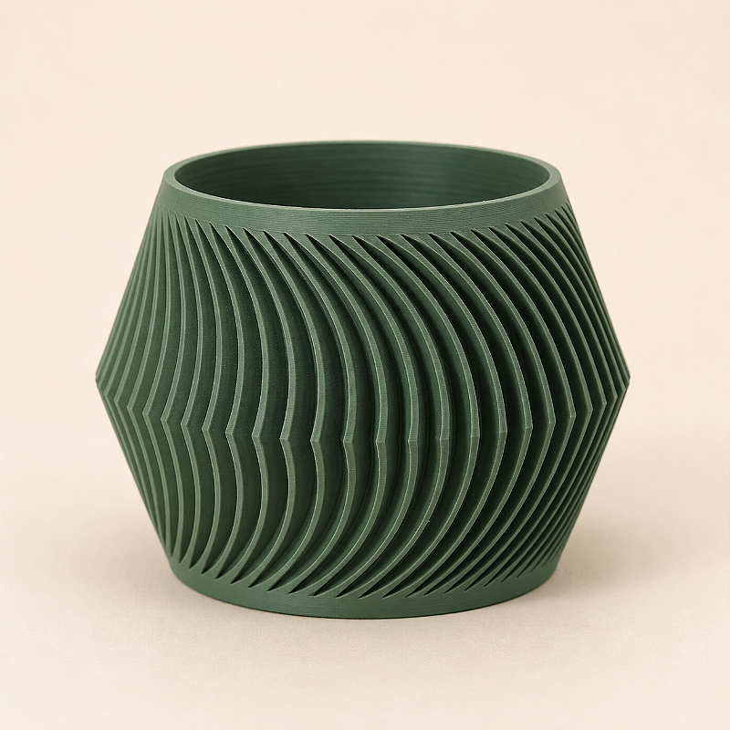Vaso Ondulado Torcido Paramétrico Criandê