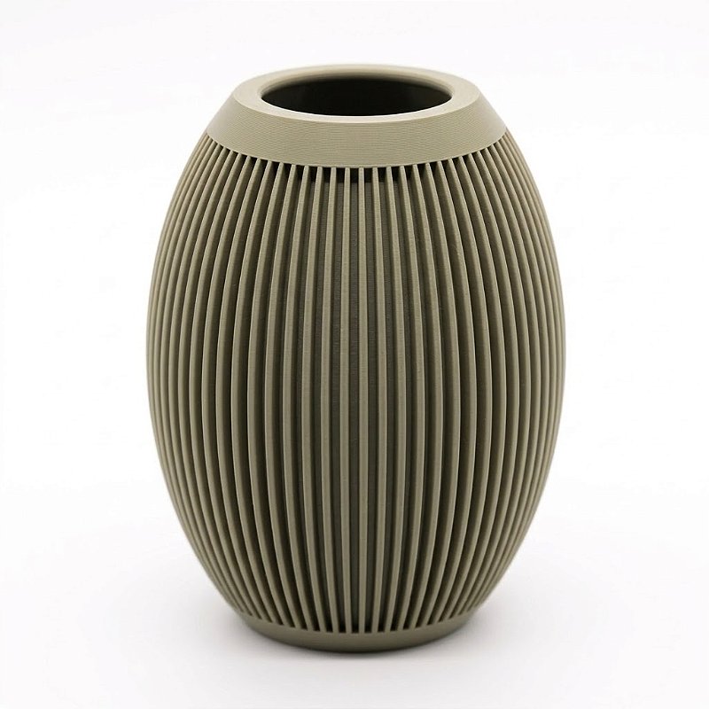 Vaso Ovo Canelado Japandi Criandê
