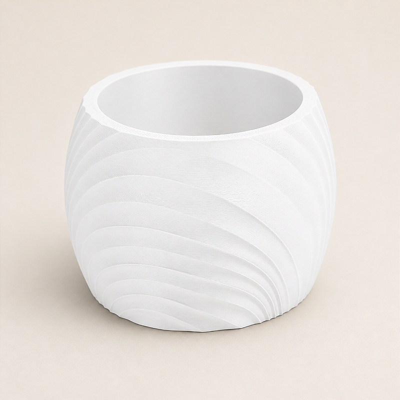 Vaso de Planta Solaris Ondas Orgânicas Criandê