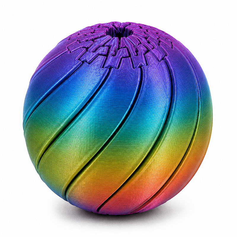 Slime Ball Bola Sensorial Infinita Antiestresse Movimento Contínuo - Criandê