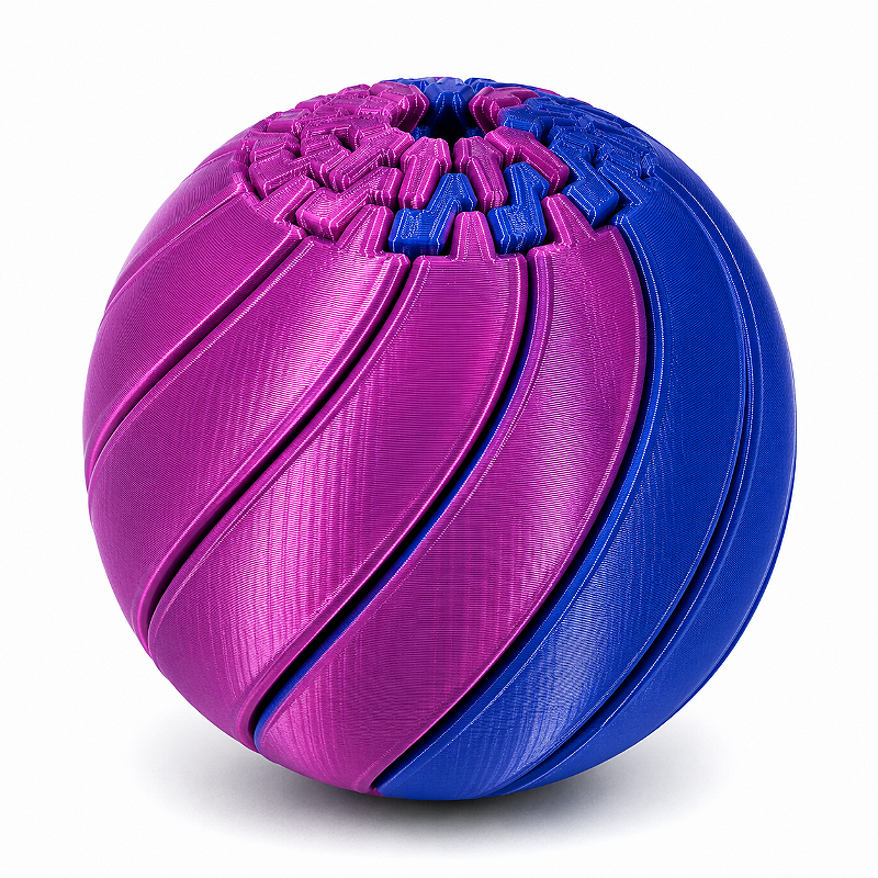Slime Ball Bola Sensorial Infinita Antiestresse Movimento Contínuo - Criandê