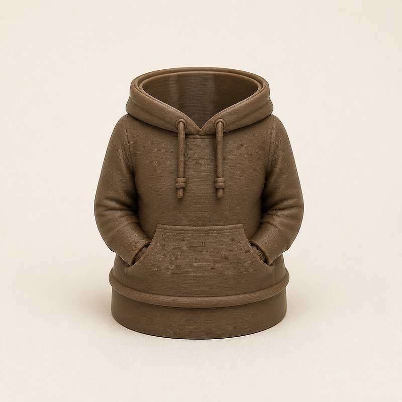 Porta-Canetas Moletom Feminino Criandê Wood