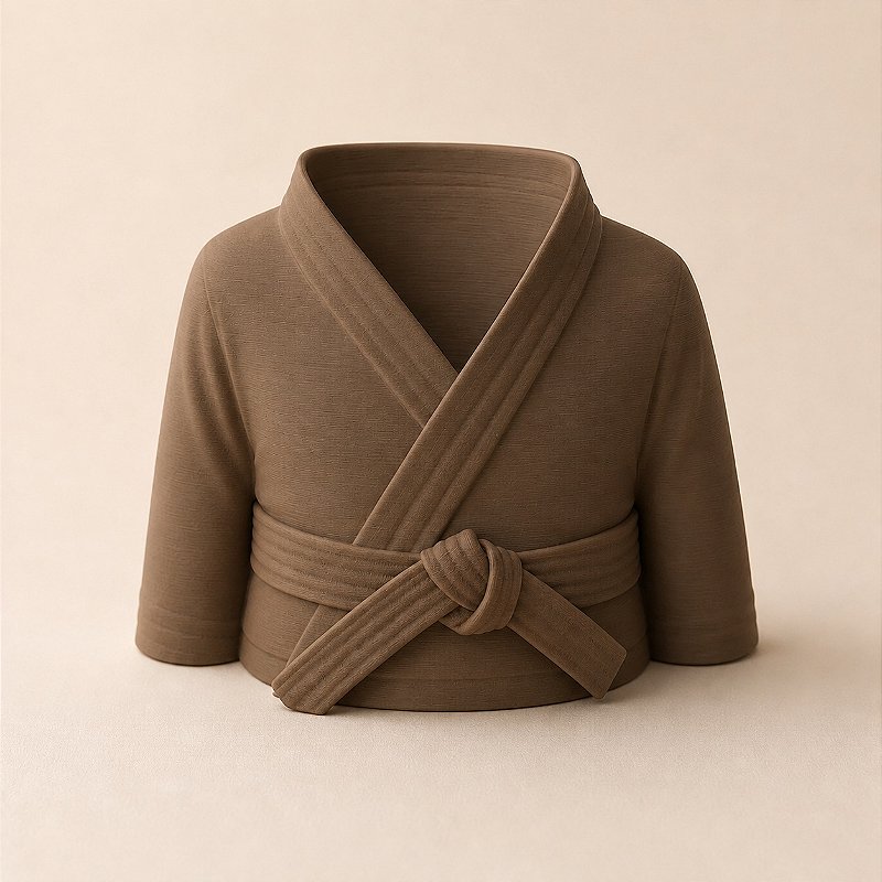 Porta-Canetas Kimono de Karatê Faixa Preta Criandê Wood