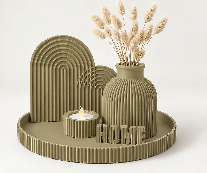 Kit Home Completo Criandê Wood Gold