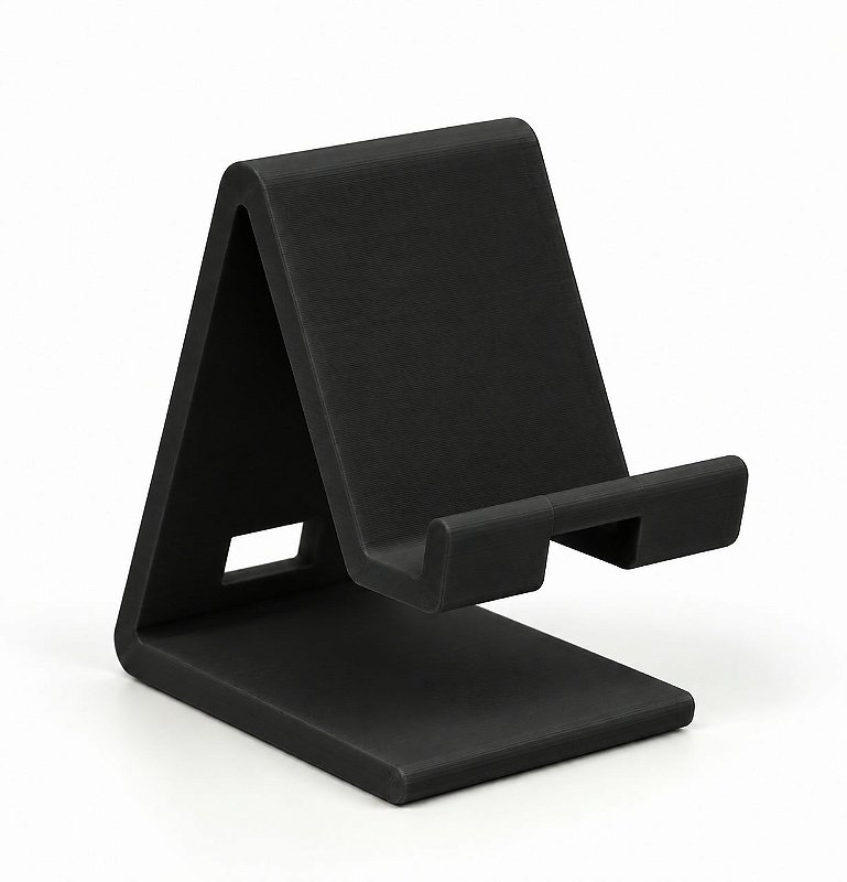 Suporte para Celular com Passagem para Cabo Criandê Preto