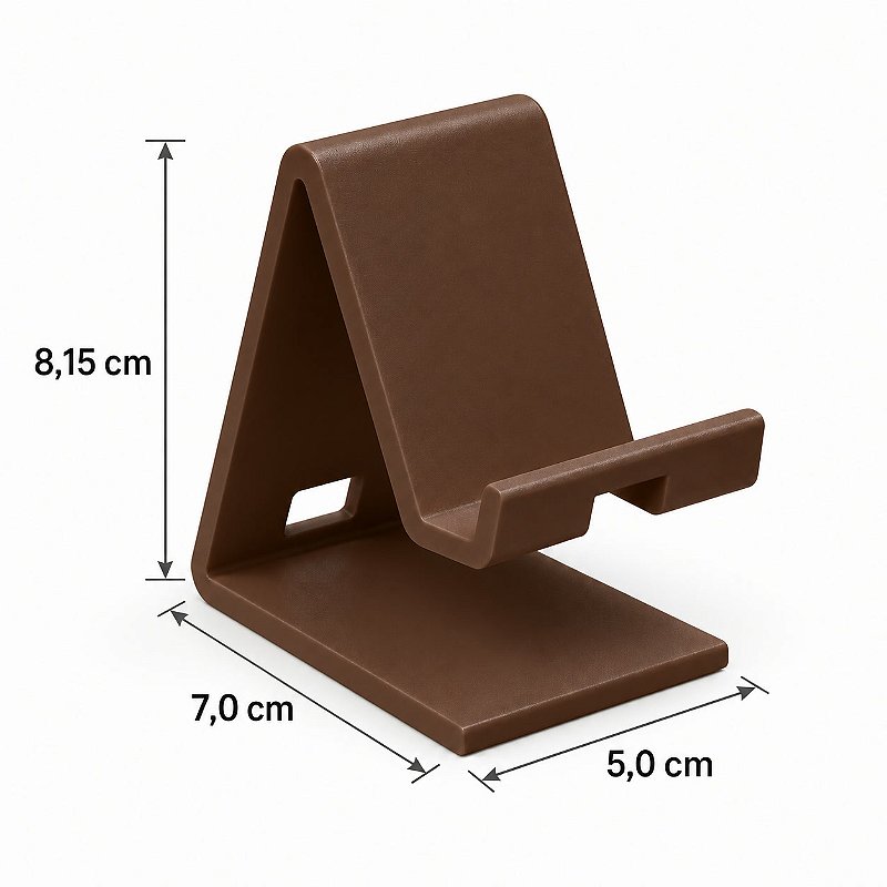 Suporte para Celular com Passagem para Cabo Criandê Wood