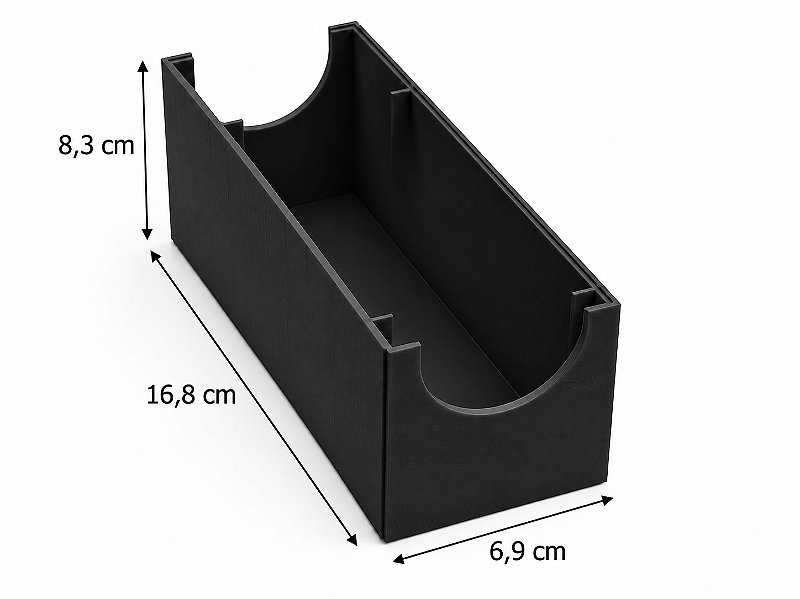 Porta Sachês de Chá Modular Criandê Preto