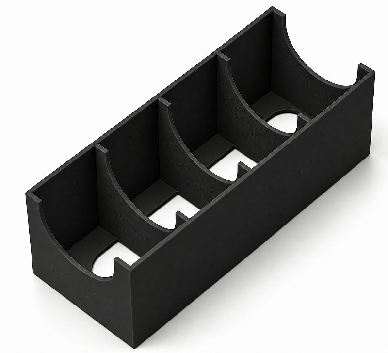 Porta Sachês de Chá Modular Criandê Preto