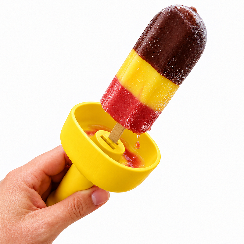Suporte para Picolé com Coletor Antipingos – Criandê