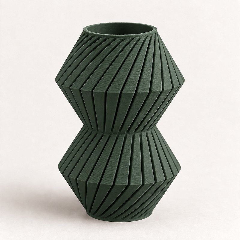 Vaso Roby Torcido Criandê Verde