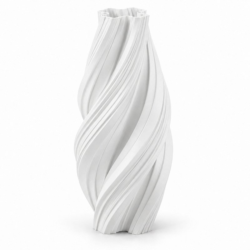 Vaso Espiral Margaret Criandê Branco