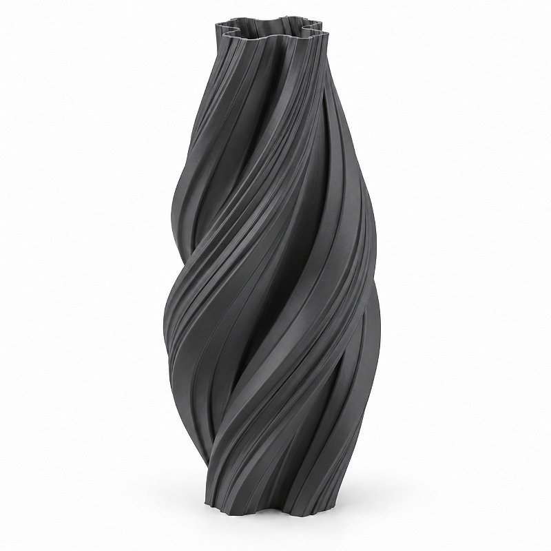 Vaso Espiral Margaret Criandê Cinza