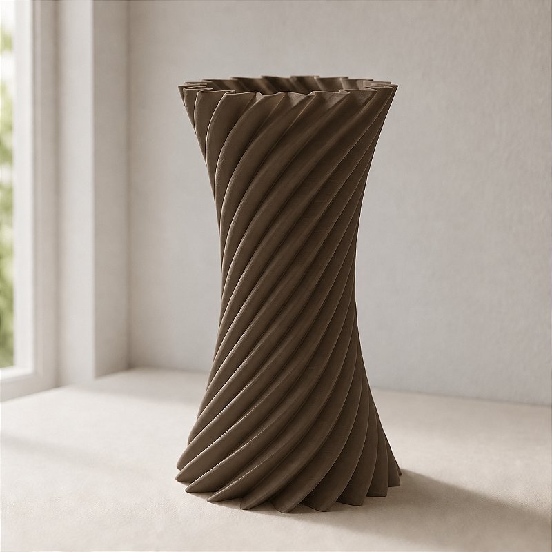 Vaso Espiral Martina Criandê Wood