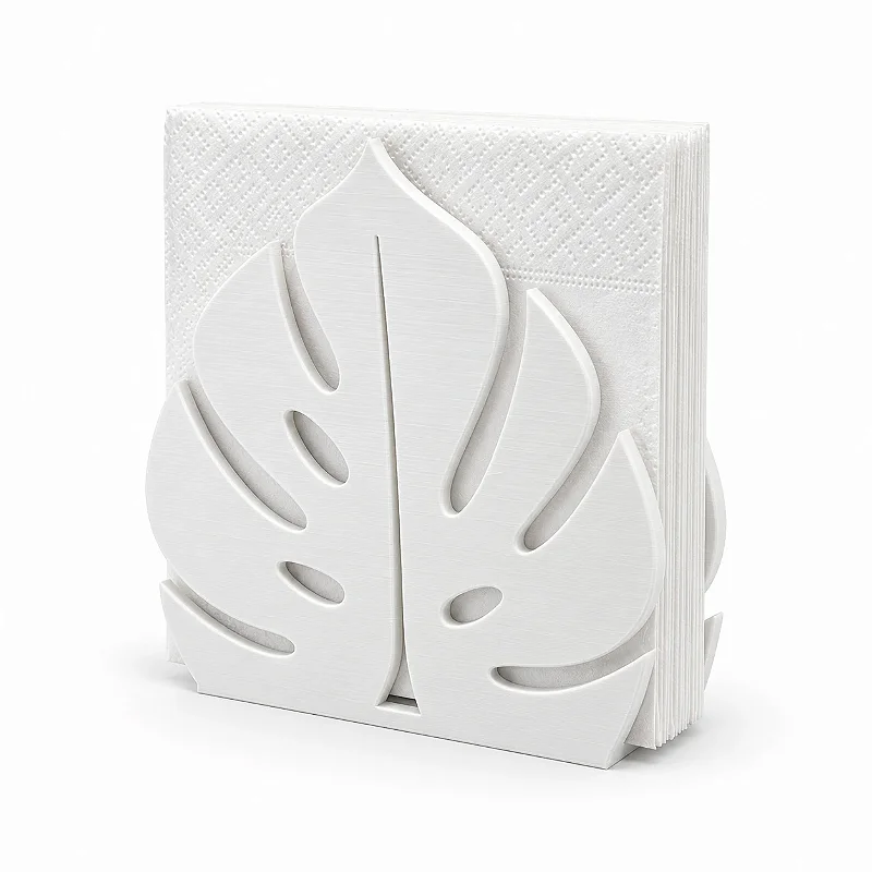 Porta-Guardanapo Monstera Criandê Branco