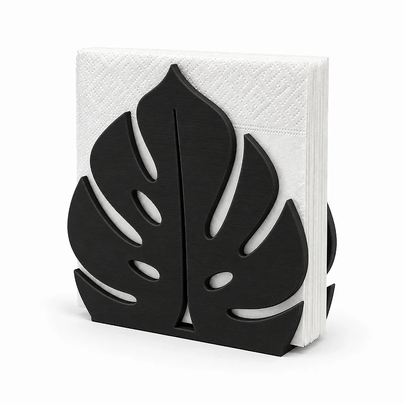 Porta-Guardanapo Monstera Criandê Preto