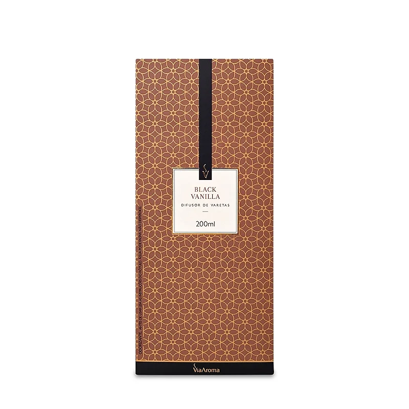 Difusor de Varetas Via Aroma Black Vanilla 200 ml